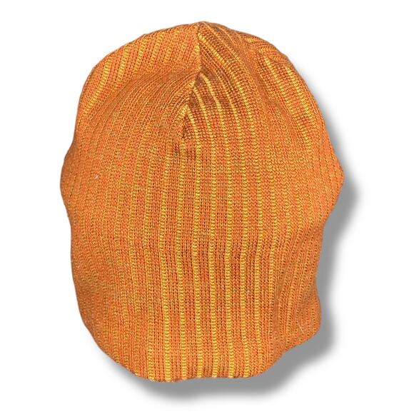 Bula Womens Beanie Knit Skull Cap Hat Fleece Inner Band Brown Gold Textured - Picture 3 of 9